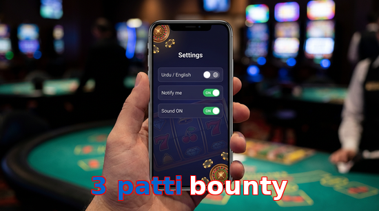 Game list for 3 Patti Bounty app section